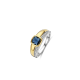 TI SENTO 12462DB ZILVER VERGULDE RING MET ZIRKONIA CUSHION