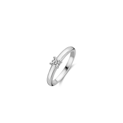 TI SENTO 12212ZI ZILVEREN RING MET ZIRKONIA CLASSIC