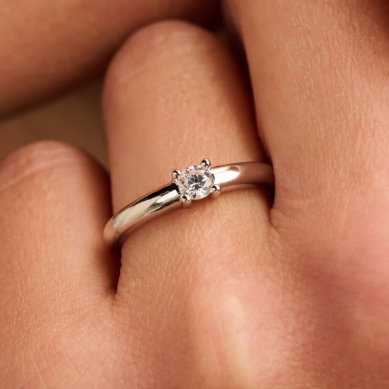 TI SENTO 12212ZI ZILVEREN RING MET ZIRKONIA CLASSIC