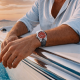 EDOX 53102 3M ROUIN STALEN HERENHORLOGE GRAND OCEAN DATE GENTS