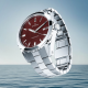 EDOX 53102 3M ROUIN STALEN HERENHORLOGE GRAND OCEAN DATE GENTS
