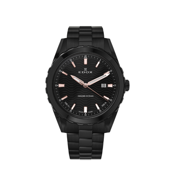 EDOX 53102 37NM NIR STALEN HERENHORLOGE GRAND OCEAN DATE GENTS