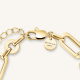 ROSEFIELD JBBSG-J899 VERGULD STALEN ARMBAND ZIRKONIA STUDS BRACELET