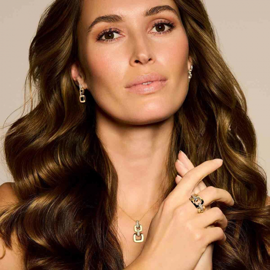 THE HOUSE OF JEWELS 4208890 BICOLOR GOUDEN RING MET NATUURLIJKE DIAMANT ALEXIA