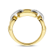 THE HOUSE OF JEWELS 4208890 BICOLOR GOUDEN RING MET NATUURLIJKE DIAMANT ALEXIA