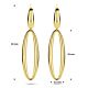 THE HOUSE OF JEWELS 4034462 GOUDEN OORHANGERS