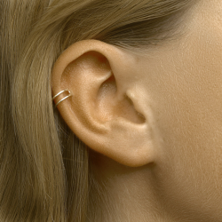 HUISCOLLECTIE 4023032 GOUDEN EARCUFF BOLLETJES