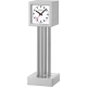 MONDAINE M660.MEET.81SBB TAFELKLOK ZURICH MEETING POINT