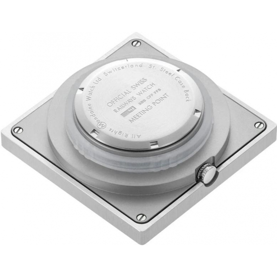 MONDAINE M660.MEET.81SBB TAFELKLOK ZURICH MEETING POINT