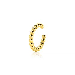 ZINZI ZIO-CUFF2G VERGULDE ZILVEREN CUFF BOLLETJES