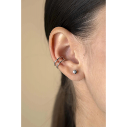 ZINZI ZIO-CUFF4 ZILVEREN CUFF DUBBEL