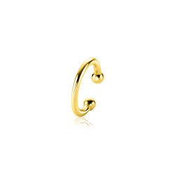 ZINZI ZIO-CUFF1G ZILVEREN VERGULDE CUFF GLAD