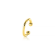 ZINZI ZIO-CUFF1G ZILVEREN VERGULDE CUFF GLAD