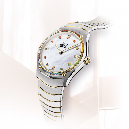 EBEL 1216754 DAMESHORLOGE STAAL/18KT GOUD SPORT CLASSIC LIMITED 115TH ANNIVERSARY