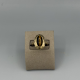 Prachtige 14k Gouden Vintage Ring met Ovaal Tijgeroog