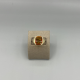 Indrukwekkende 14k Gouden Herenring met Grote Citrien Edesteen
