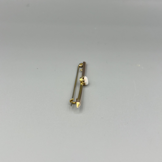 Verfijnde Antieke 14k Gouden Broche met Opaal