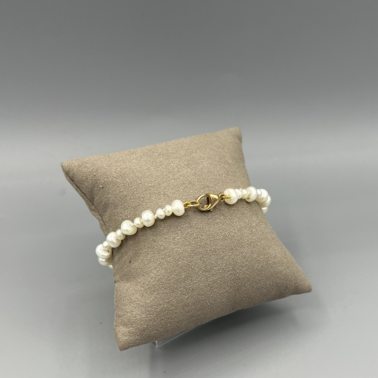 Elegante 14k Gouden Armband met Zoetwaterparels