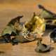 RABINOVICH 83703322 VERGULD ZILVEREN RING MET ROOKKWARTS, KWARTS,  PERIDOOT EN TOPAAS MISTY GARDEN