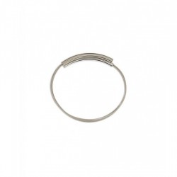 CHARIZZMA W120083203A18 ZILVER/STAAL ARMBAND MAGNEET