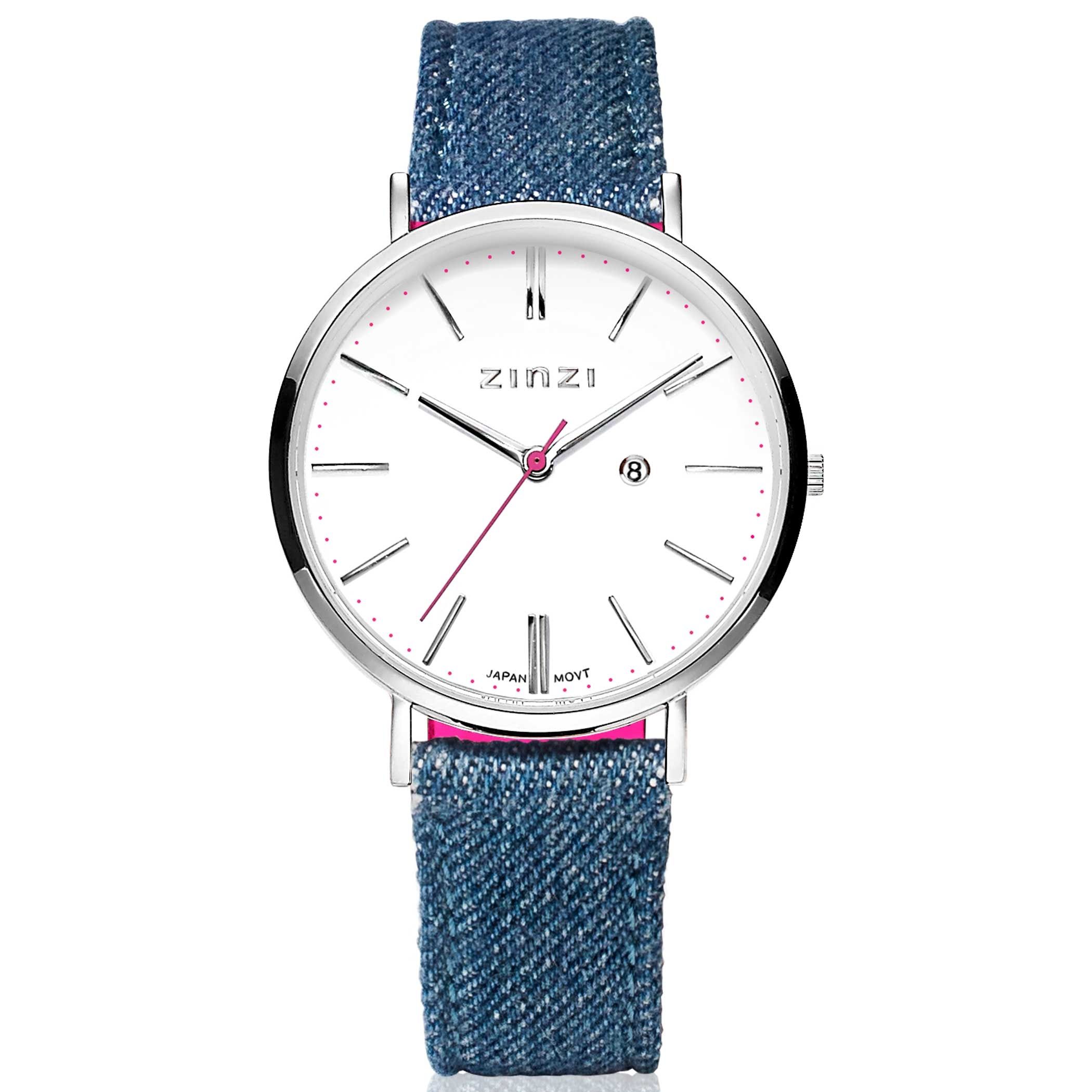 HORLOGES - Het nieuwe Zinzi Retro horloge is klassiek, trendy en tijdloos  tegelijk. Geïnspireerd op de 'seventies', maar met de bekende Zinzi touch  ontworpen. Het extra dunne Japanse uurwerk met datum en
